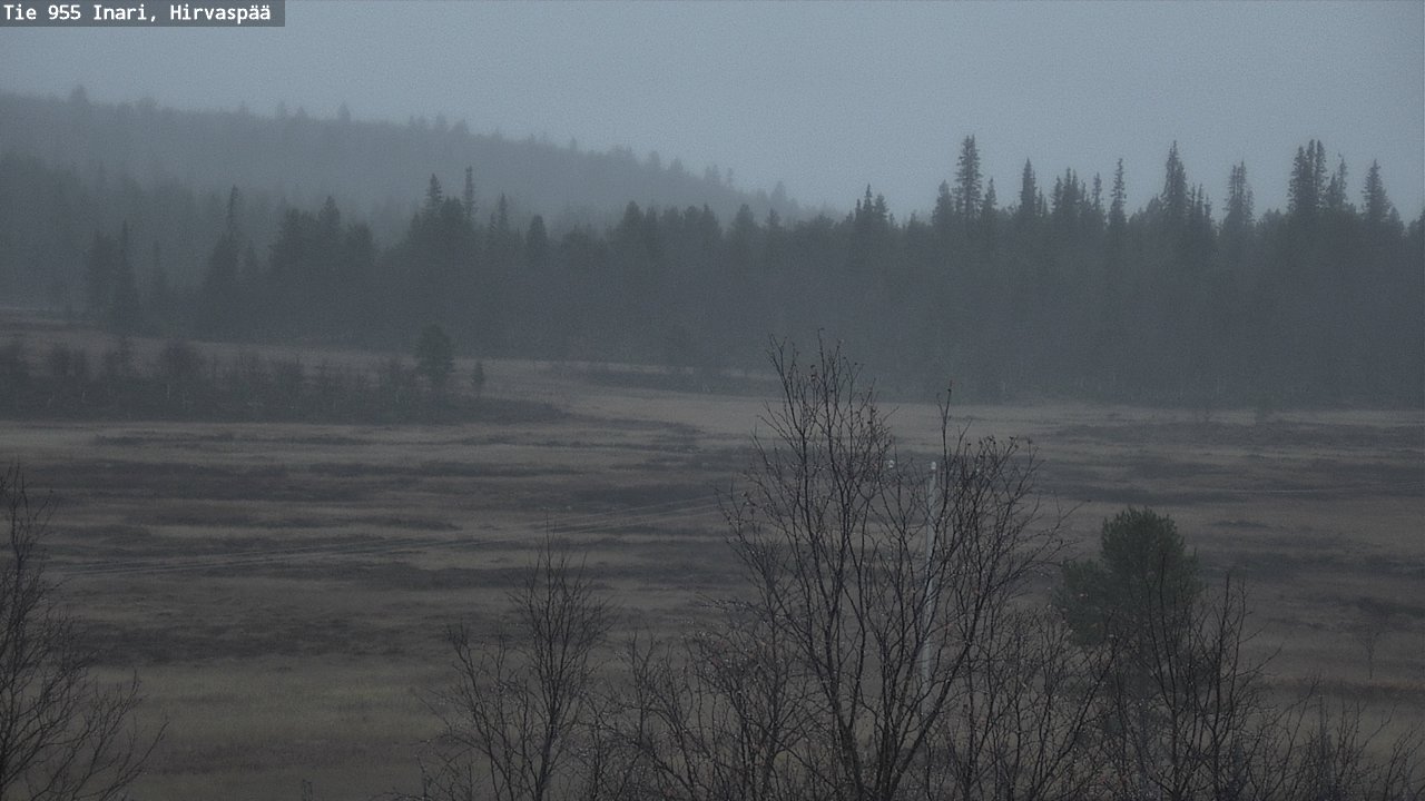 Kelikamerat Kuva Tie 955 Inari, Hirvaspää, Inari, Lappi