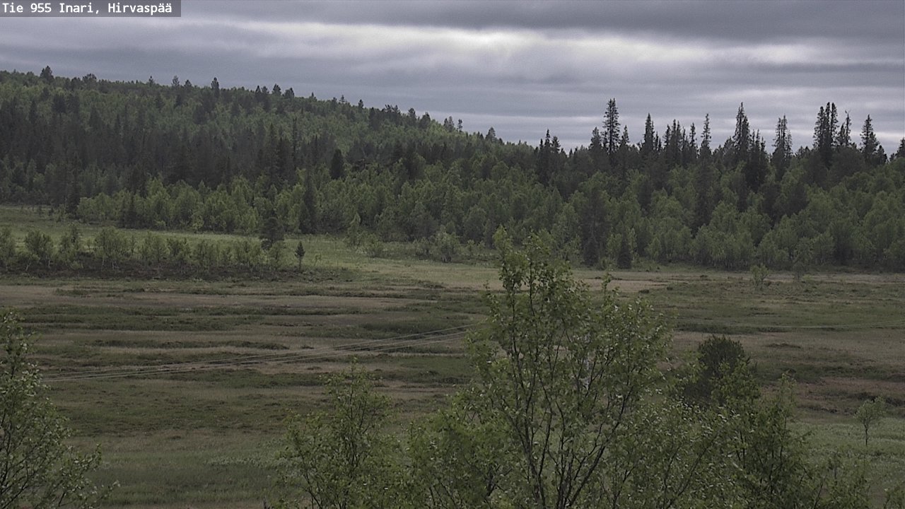 Kelikamerat Kuva Tie 955 Inari, Hirvaspää, Inari, Lappi