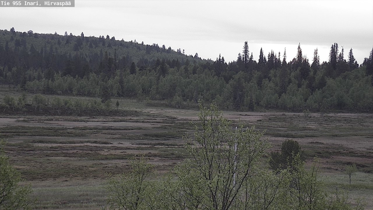 Kelikamerat Kuva Tie 955 Inari, Hirvaspää, Inari, Lappi