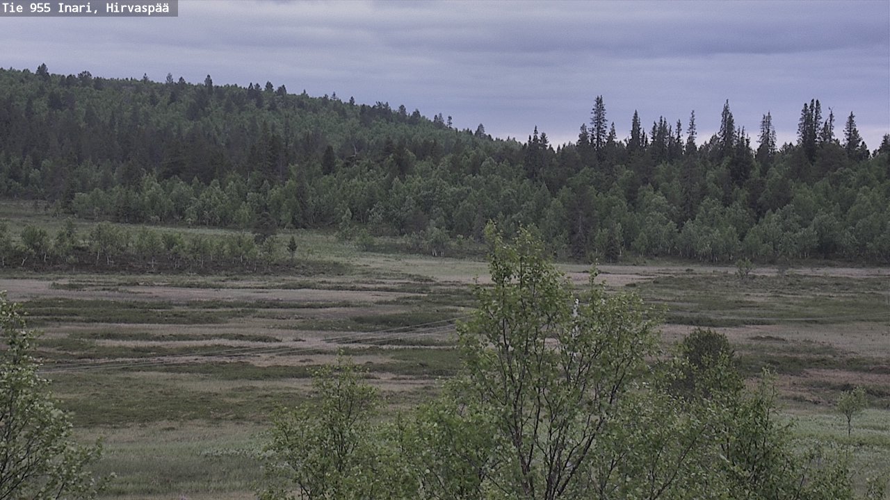 Kelikamerat Kuva Tie 955 Inari, Hirvaspää, Inari, Lappi