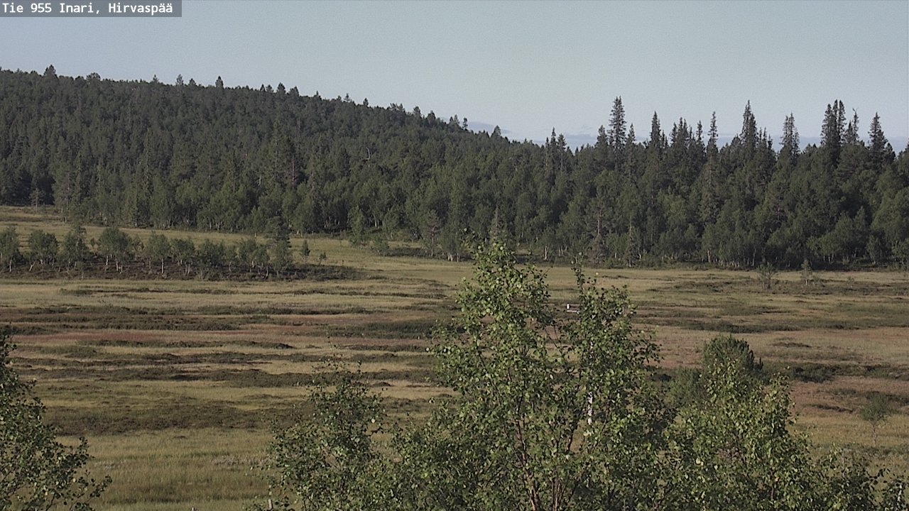 Weather Camera Image Väg 955 Enare, Hirvaspää, Inari, Lappi