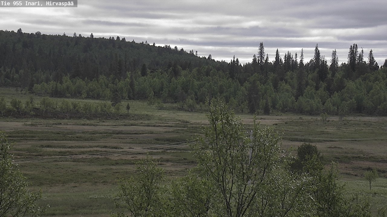 Kelikamerat Kuva Tie 955 Inari, Hirvaspää, Inari, Lappi