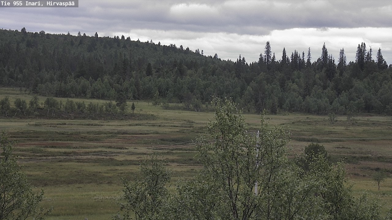 Kelikamerat Kuva Tie 955 Inari, Hirvaspää, Inari, Lappi