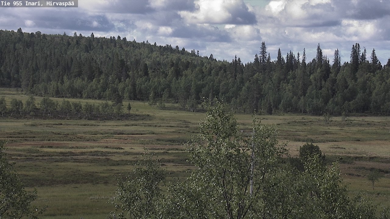Weather Camera Image Väg 955 Enare, Hirvaspää, Inari, Lappi