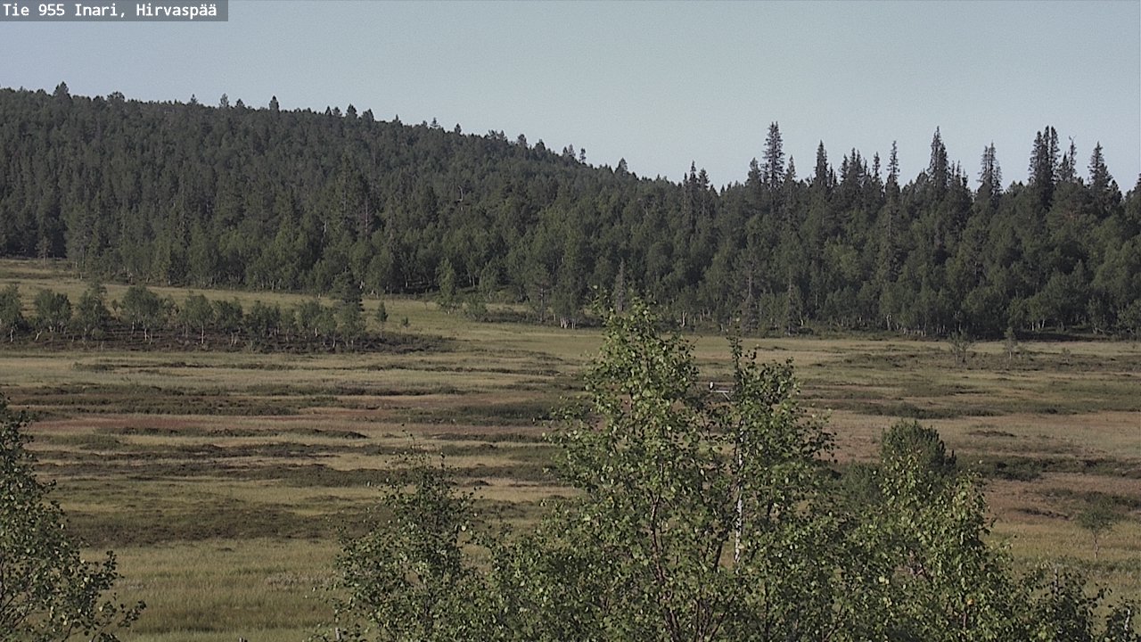 Weather Camera Image Väg 955 Enare, Hirvaspää, Inari, Lappi