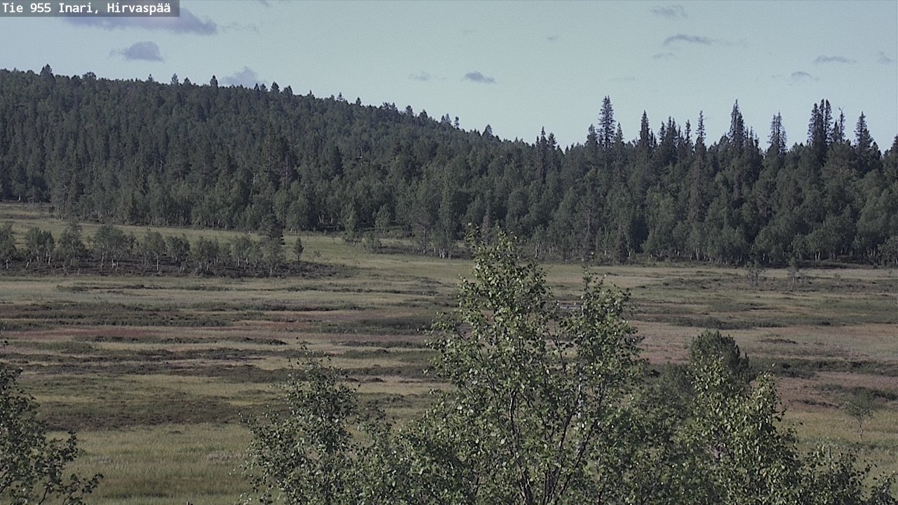 Weather Camera Image Väg 955 Enare, Hirvaspää, Inari, Lappi