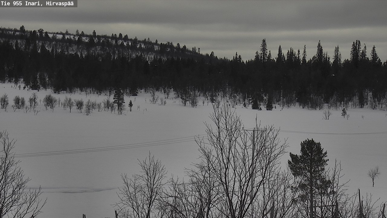 Kelikamerat Kuva Tie 955 Inari, Hirvaspää, Inari, Lappi