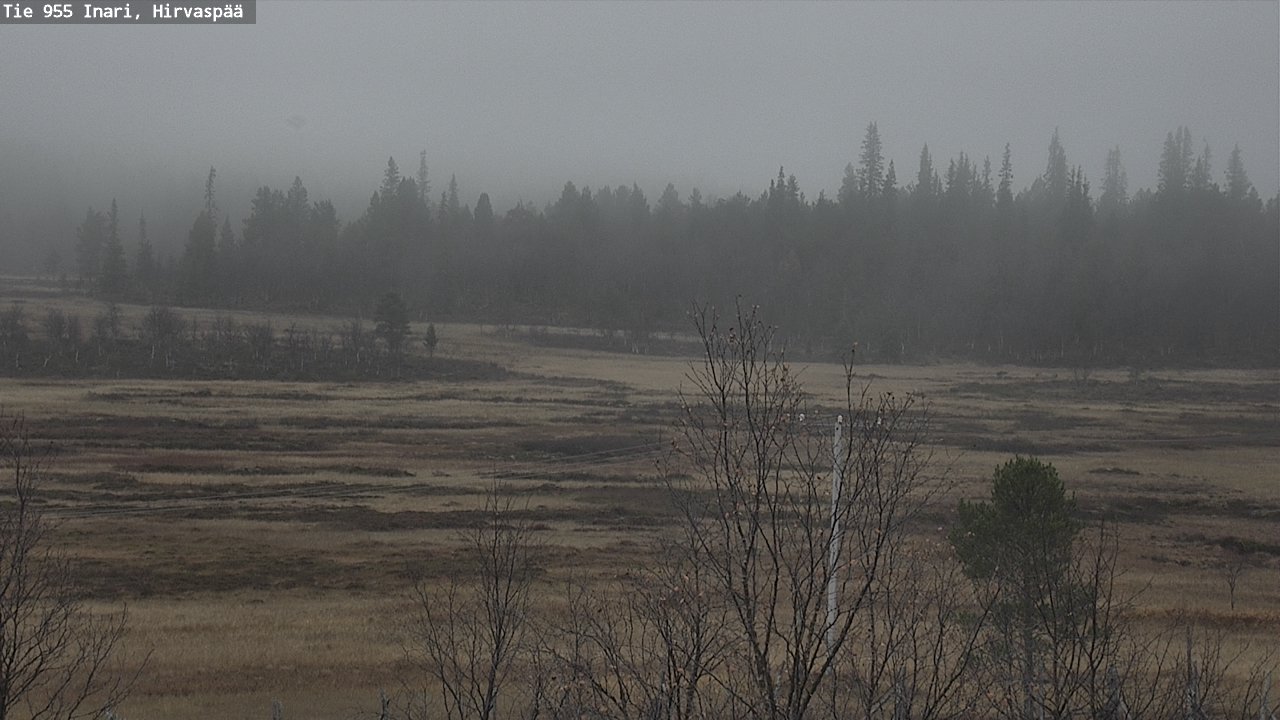 Kelikamerat Kuva Tie 955 Inari, Hirvaspää, Inari, Lappi