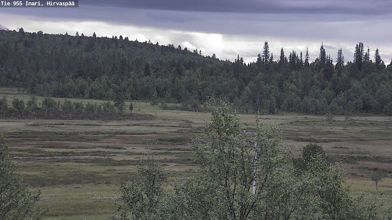 Kelikamerat Kuva Tie 955 Inari, Hirvaspää, Inari, Lappi
