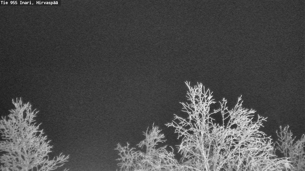 Weather Camera Image Väg 955 Enare, Hirvaspää, Inari, Lappi