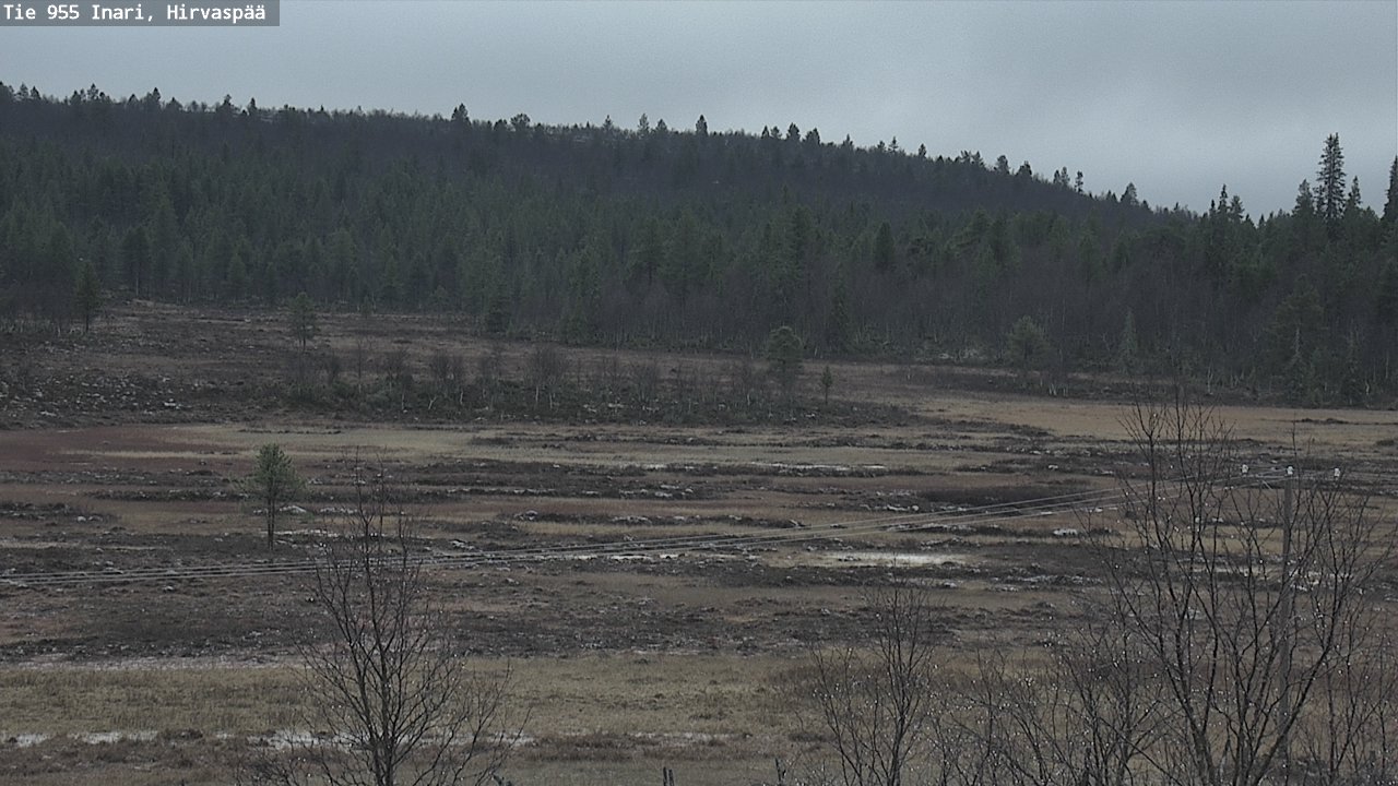 Kelikamerat Kuva Tie 955 Inari, Hirvaspää, Inari, Lappi