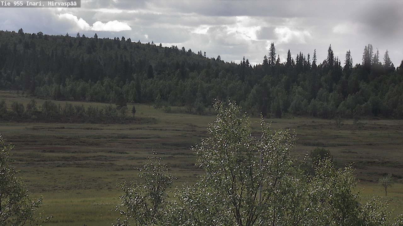 Weather Camera Image Road 955 Inari, Hirvaspää, Inari, Lappi