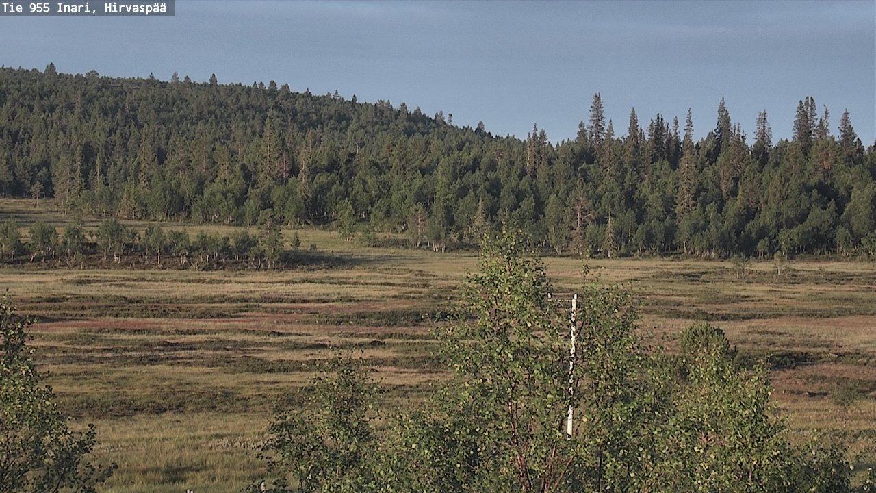 Kelikamerat Kuva Tie 955 Inari, Hirvaspää, Inari, Lappi