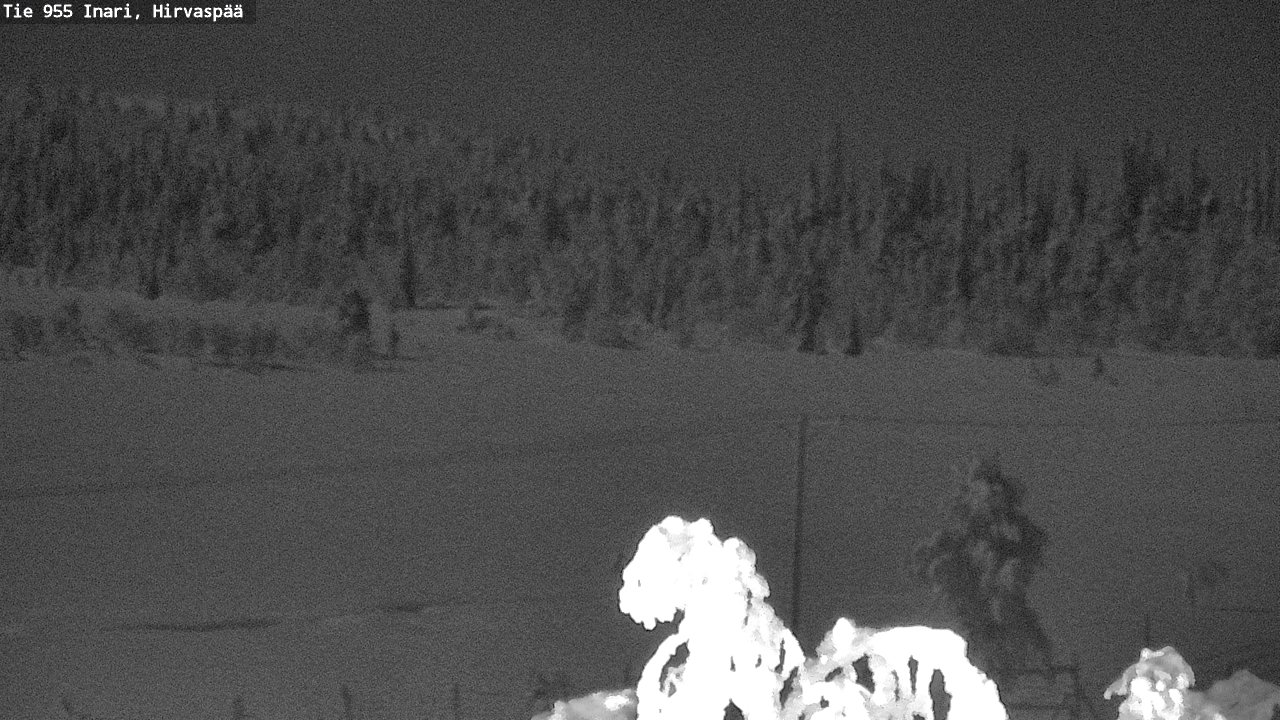Weather Camera Image Väg 955 Enare, Hirvaspää, Inari, Lappi