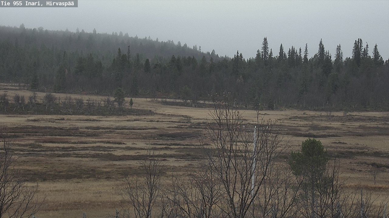 Kelikamerat Kuva Tie 955 Inari, Hirvaspää, Inari, Lappi
