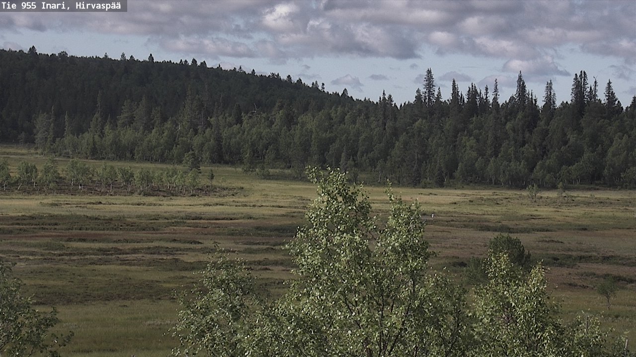 Weather Camera Image Väg 955 Enare, Hirvaspää, Inari, Lappi