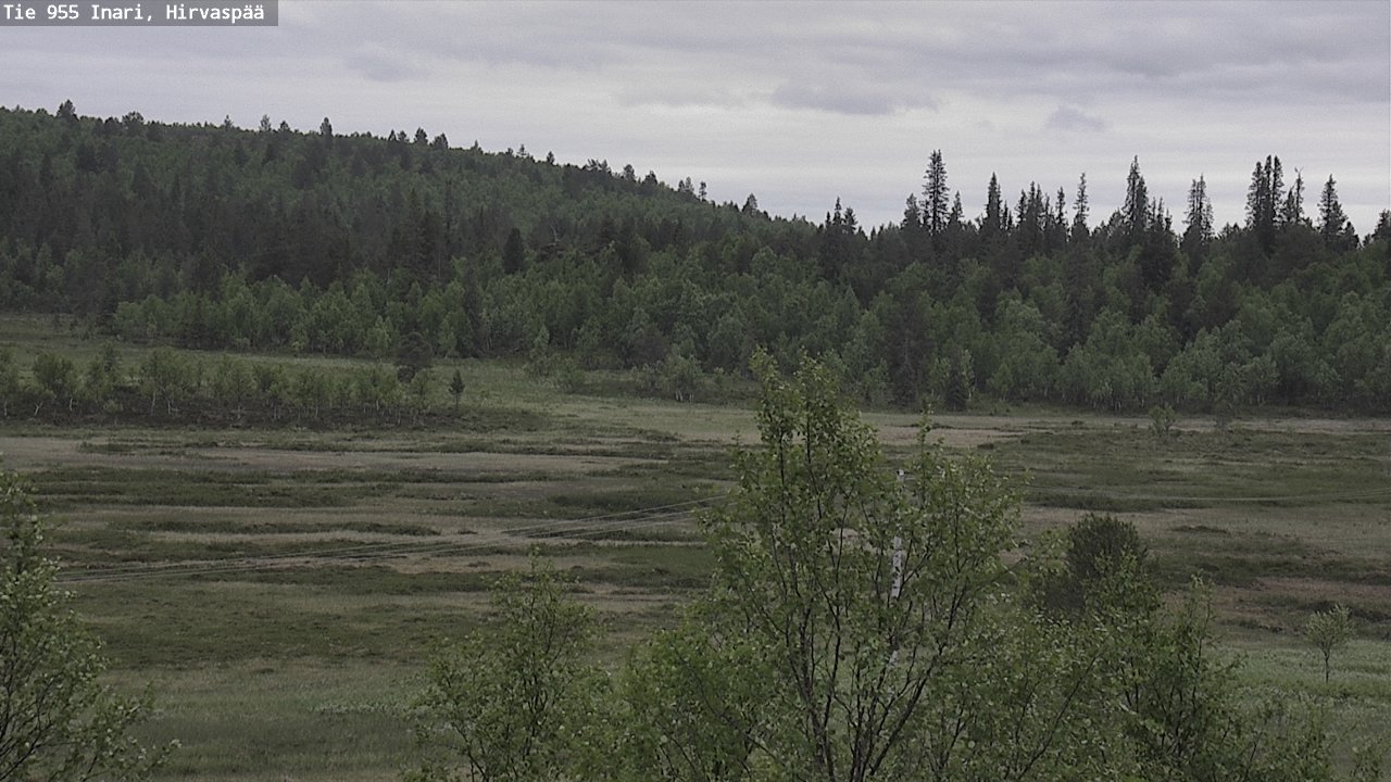 Kelikamerat Kuva Tie 955 Inari, Hirvaspää, Inari, Lappi