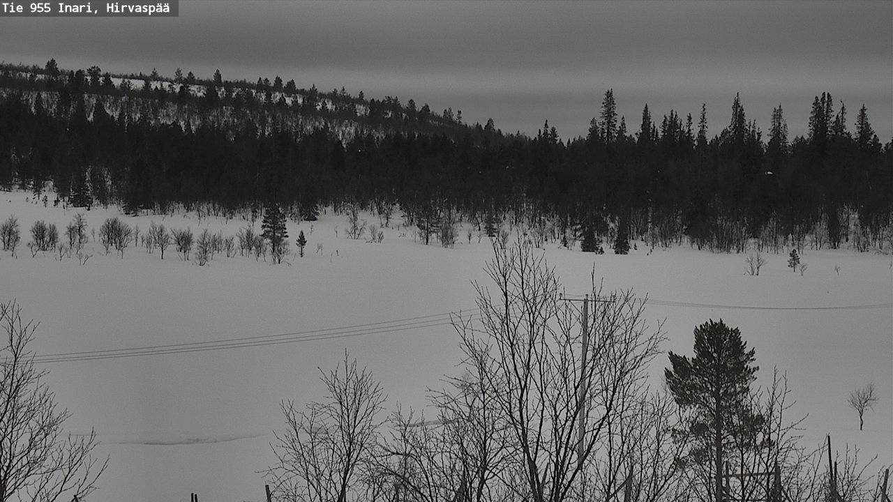 Kelikamerat Kuva Tie 955 Inari, Hirvaspää, Inari, Lappi