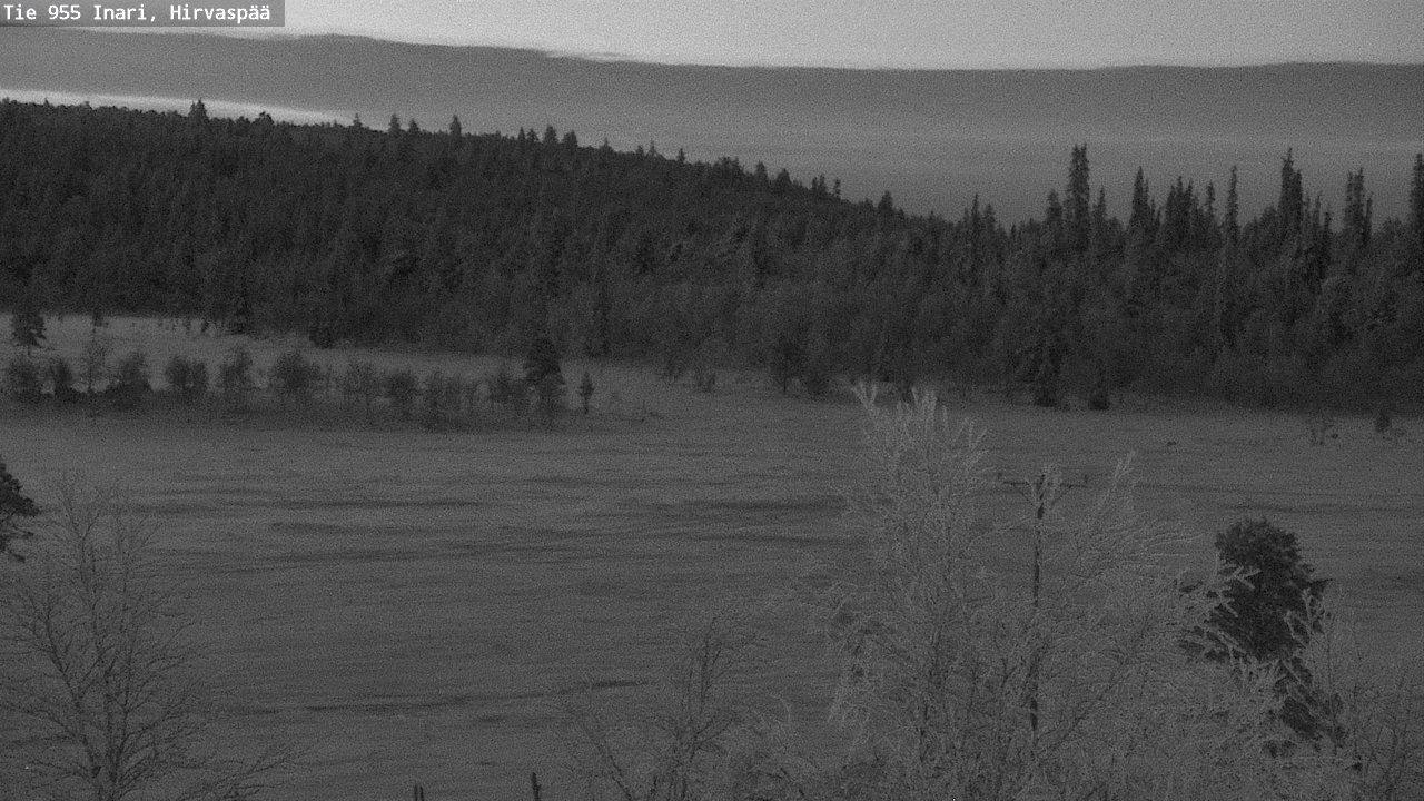 Weather Camera Image Väg 955 Enare, Hirvaspää, Inari, Lappi