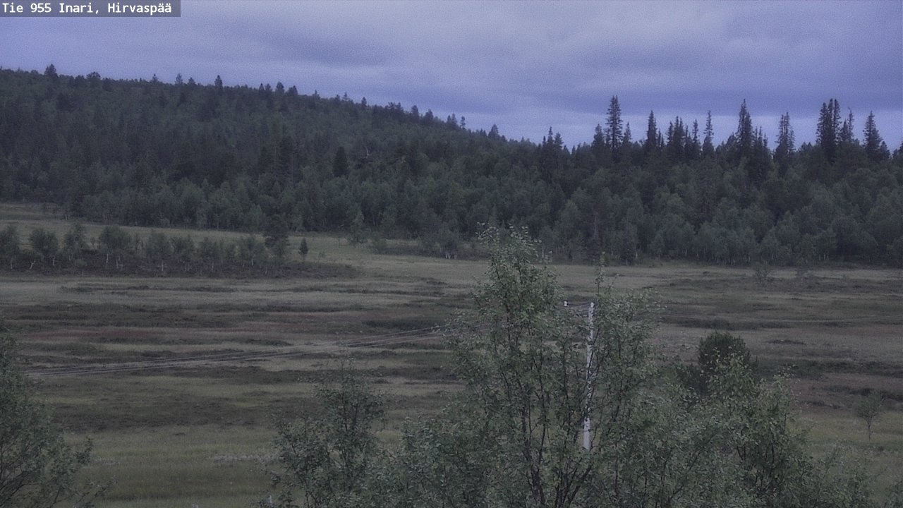 Kelikamerat Kuva Tie 955 Inari, Hirvaspää, Inari, Lappi