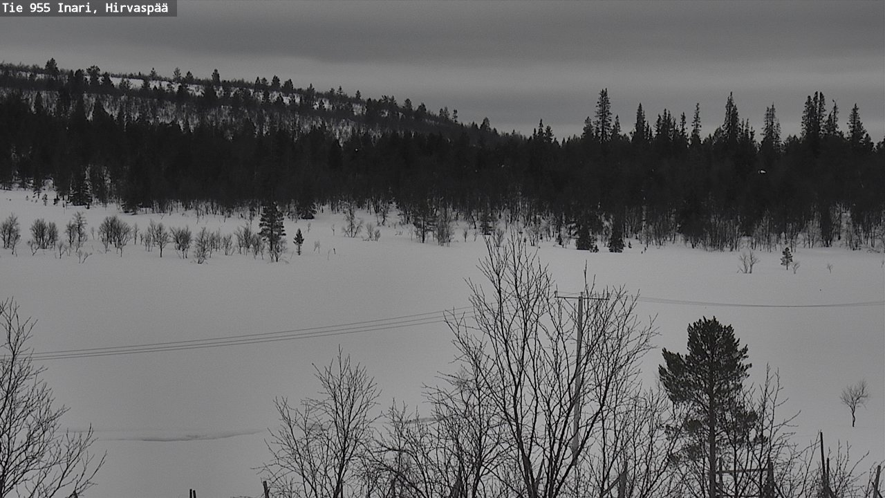 Kelikamerat Kuva Tie 955 Inari, Hirvaspää, Inari, Lappi