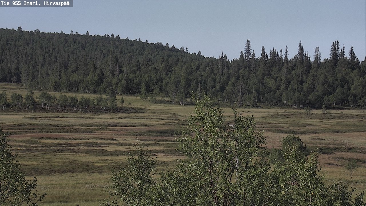 Weather Camera Image Väg 955 Enare, Hirvaspää, Inari, Lappi