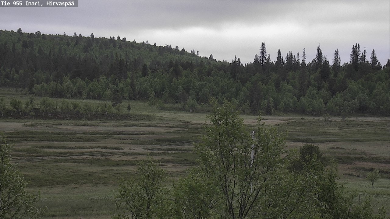 Weather Camera Image Väg 955 Enare, Hirvaspää, Inari, Lappi