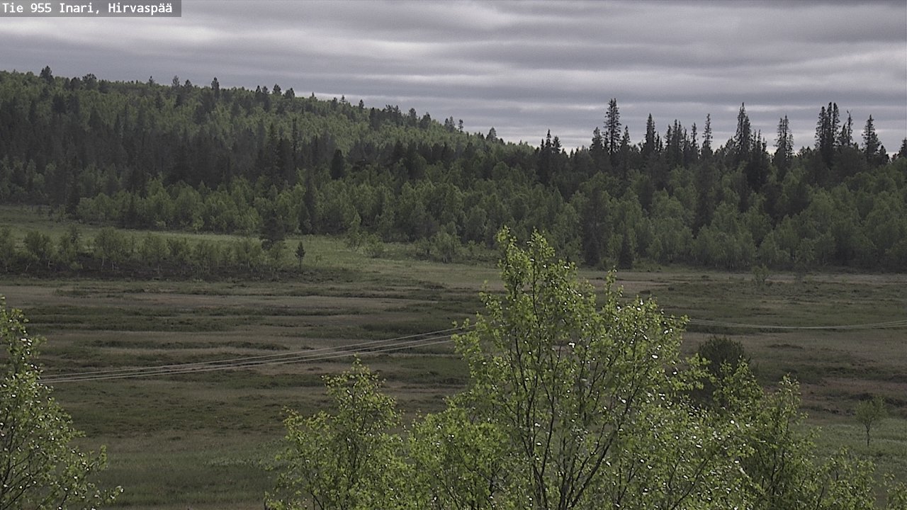 Kelikamerat Kuva Tie 955 Inari, Hirvaspää, Inari, Lappi