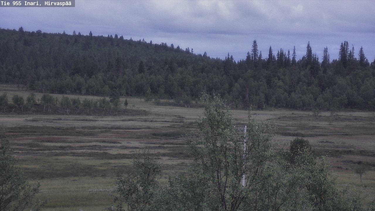 Kelikamerat Kuva Tie 955 Inari, Hirvaspää, Inari, Lappi