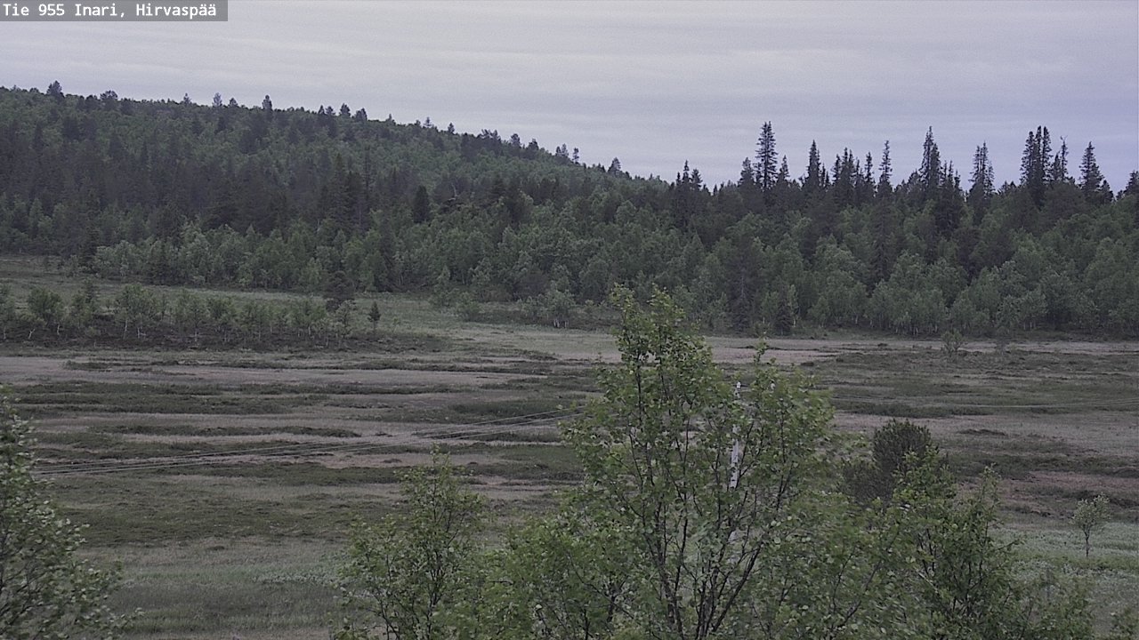 Kelikamerat Kuva Tie 955 Inari, Hirvaspää, Inari, Lappi