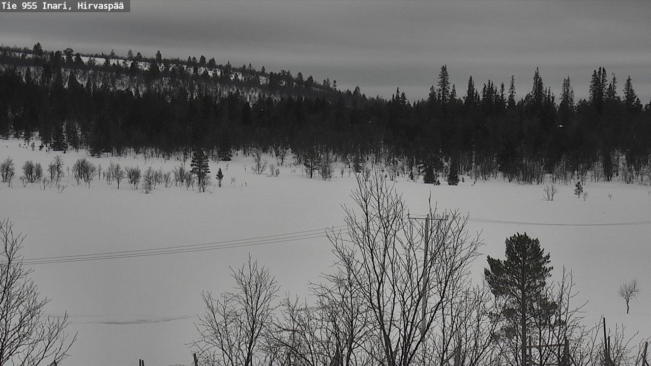 Kelikamerat Kuva Tie 955 Inari, Hirvaspää, Inari, Lappi
