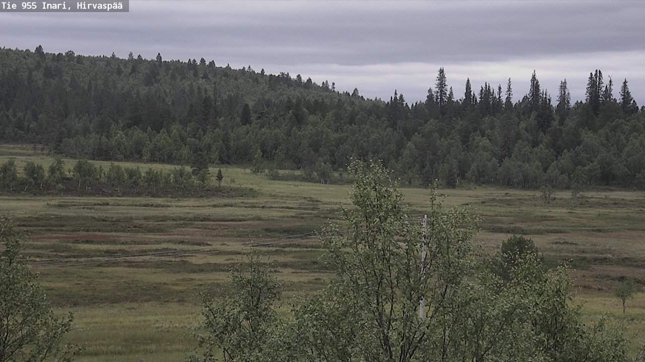 Kelikamerat Kuva Tie 955 Inari, Hirvaspää, Inari, Lappi