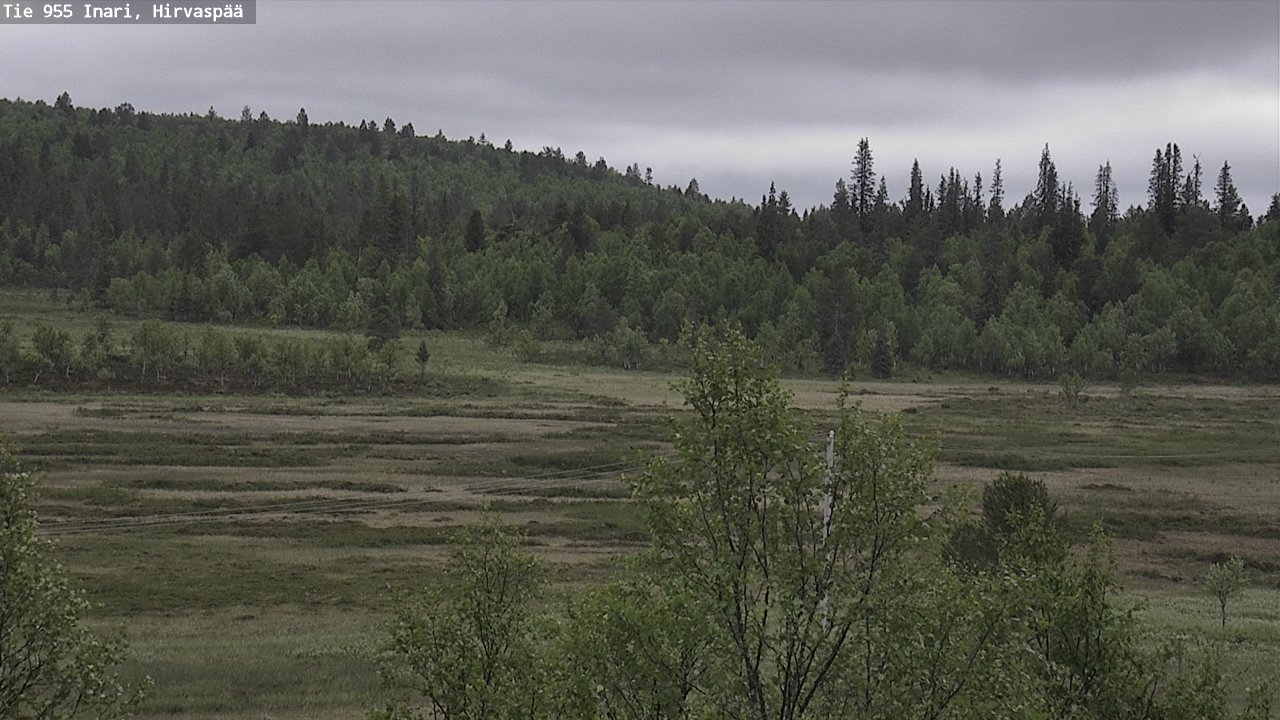 Weather Camera Image Väg 955 Enare, Hirvaspää, Inari, Lappi