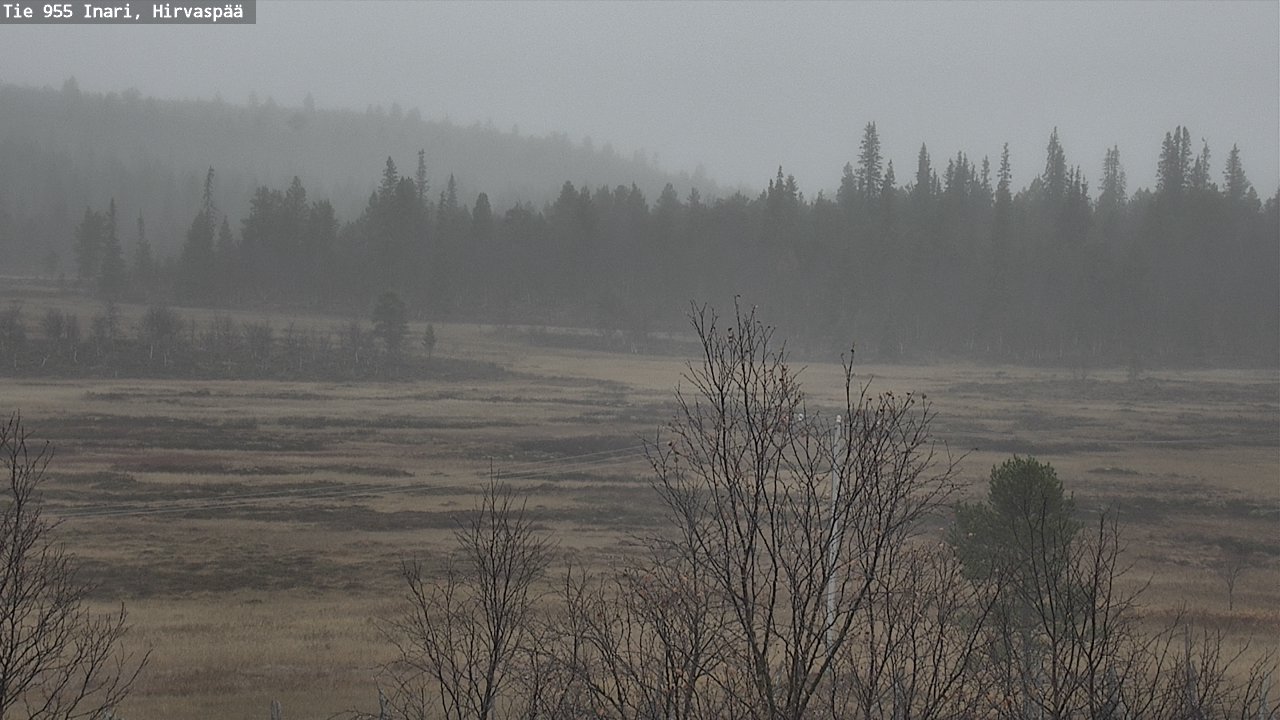 Kelikamerat Kuva Tie 955 Inari, Hirvaspää, Inari, Lappi