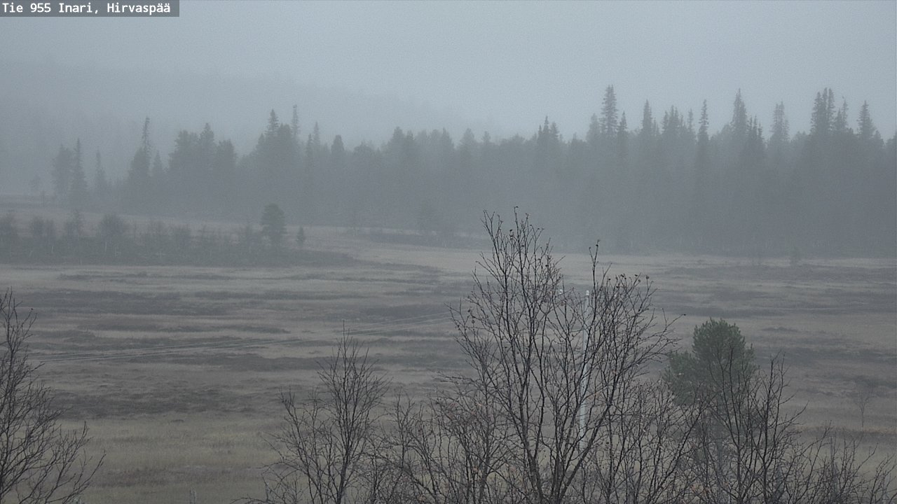 Kelikamerat Kuva Tie 955 Inari, Hirvaspää, Inari, Lappi
