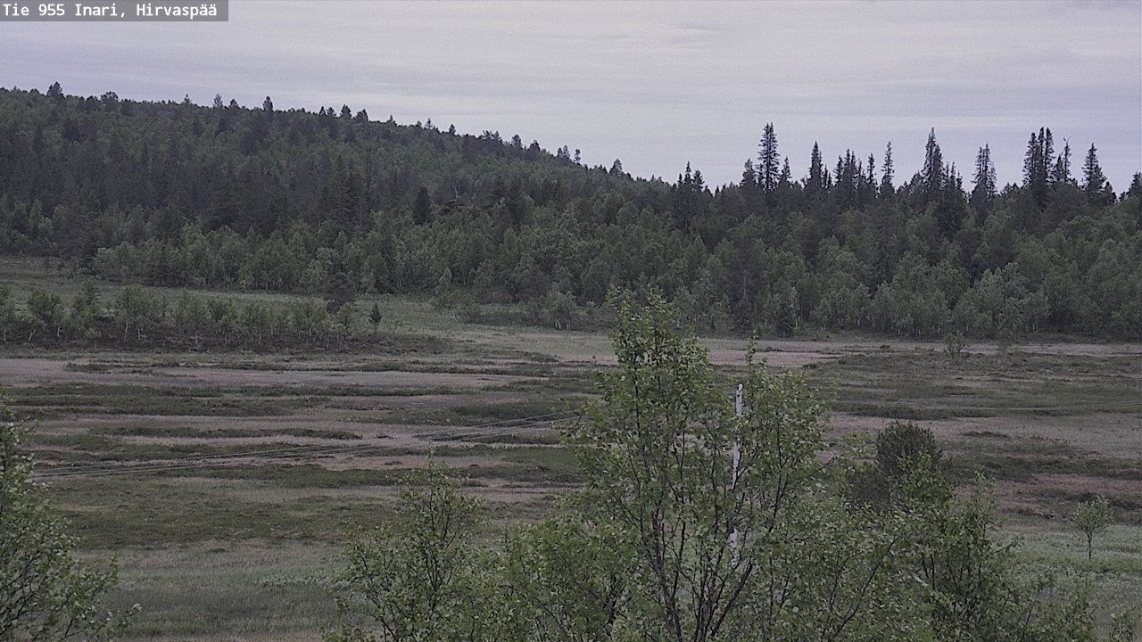 Kelikamerat Kuva Tie 955 Inari, Hirvaspää, Inari, Lappi