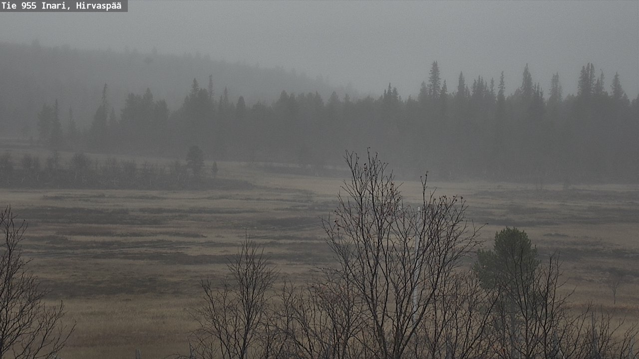 Kelikamerat Kuva Tie 955 Inari, Hirvaspää, Inari, Lappi
