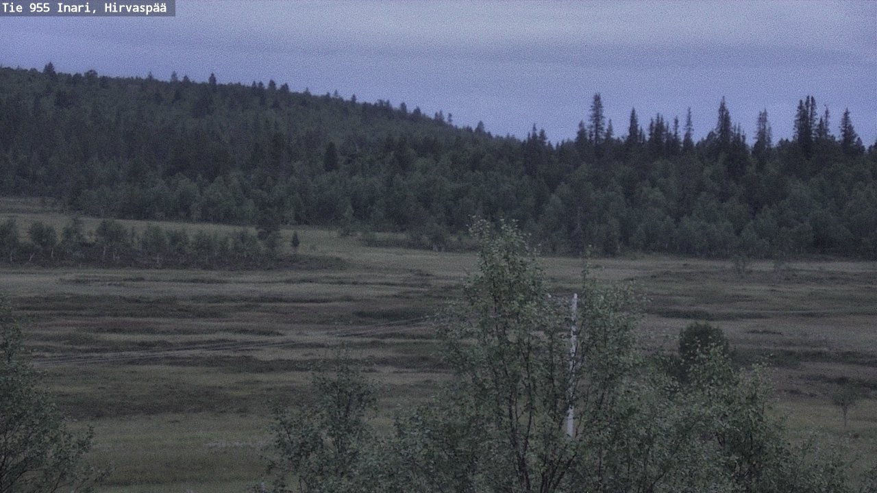 Kelikamerat Kuva Tie 955 Inari, Hirvaspää, Inari, Lappi