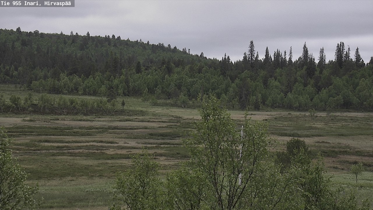 Kelikamerat Kuva Tie 955 Inari, Hirvaspää, Inari, Lappi