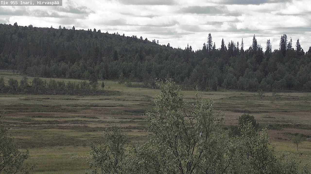 Weather Camera Image Väg 955 Enare, Hirvaspää, Inari, Lappi