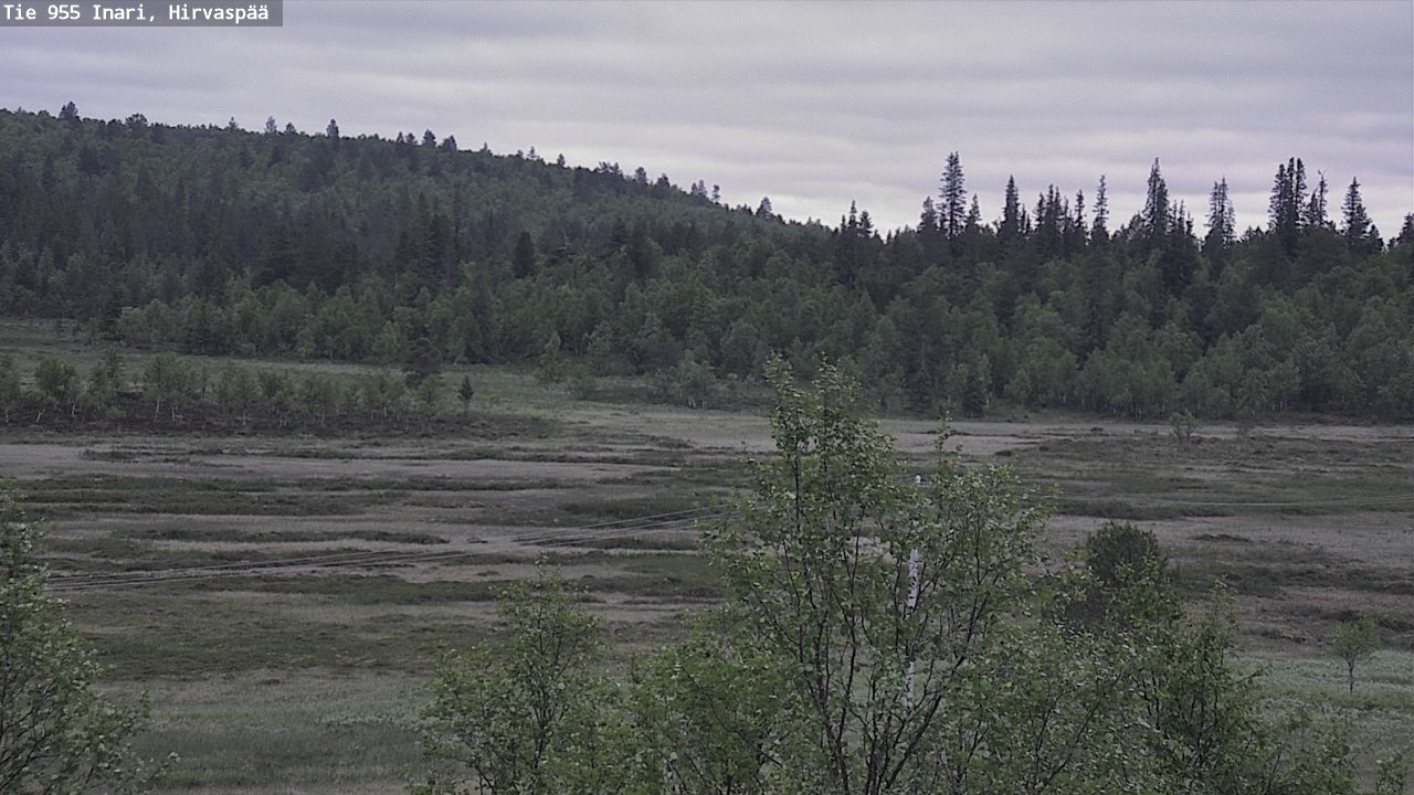 Kelikamerat Kuva Tie 955 Inari, Hirvaspää, Inari, Lappi