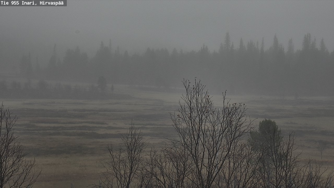 Kelikamerat Kuva Tie 955 Inari, Hirvaspää, Inari, Lappi