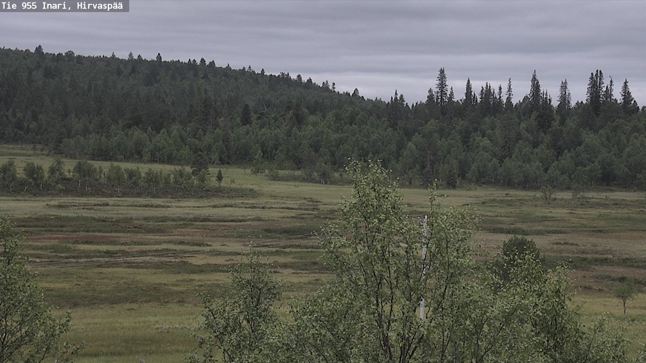 Kelikamerat Kuva Tie 955 Inari, Hirvaspää, Inari, Lappi