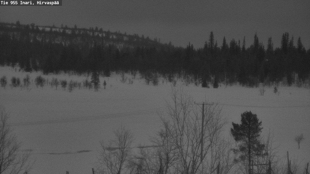 Kelikamerat Kuva Tie 955 Inari, Hirvaspää, Inari, Lappi