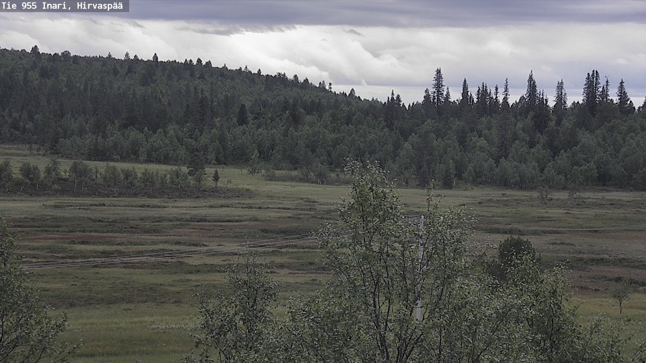 Kelikamerat Kuva Tie 955 Inari, Hirvaspää, Inari, Lappi