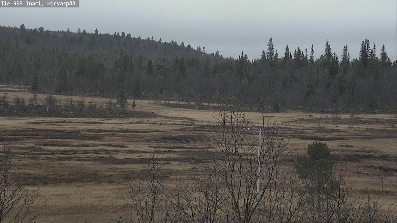 Kelikamerat Kuva Tie 955 Inari, Hirvaspää, Inari, Lappi