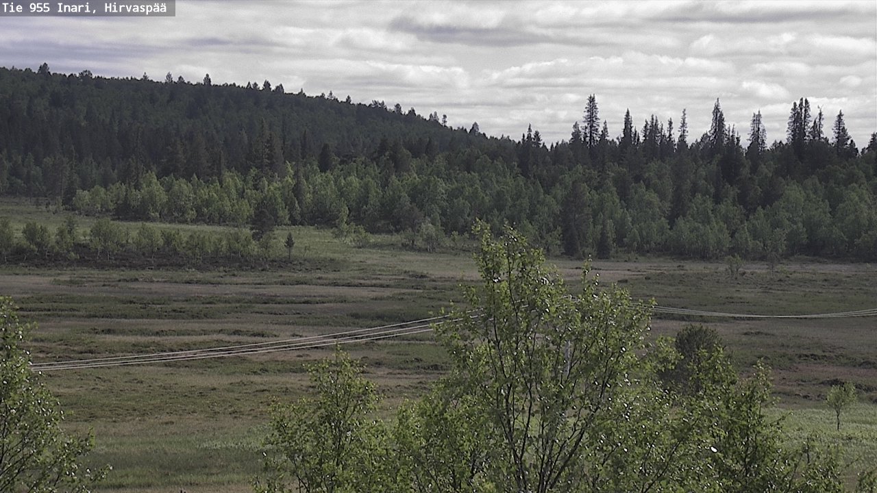 Kelikamerat Kuva Tie 955 Inari, Hirvaspää, Inari, Lappi
