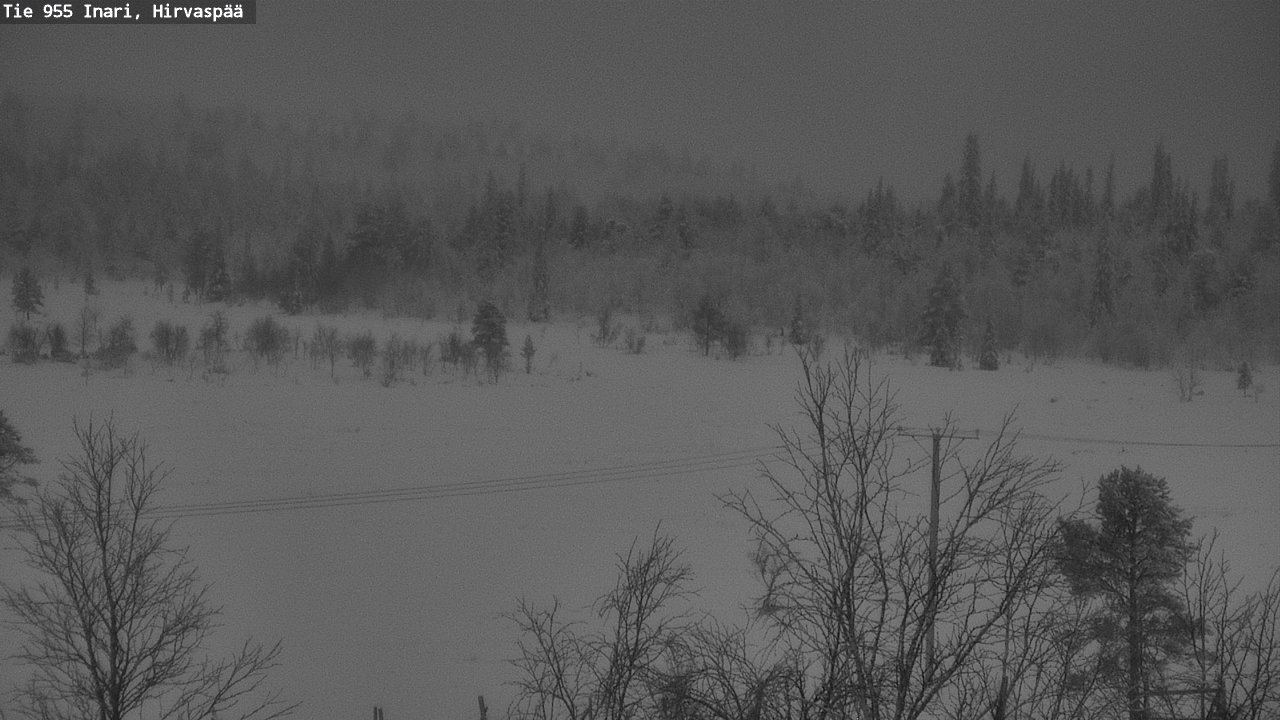 Kelikamerat Kuva Tie 955 Inari, Hirvaspää, Inari, Lappi