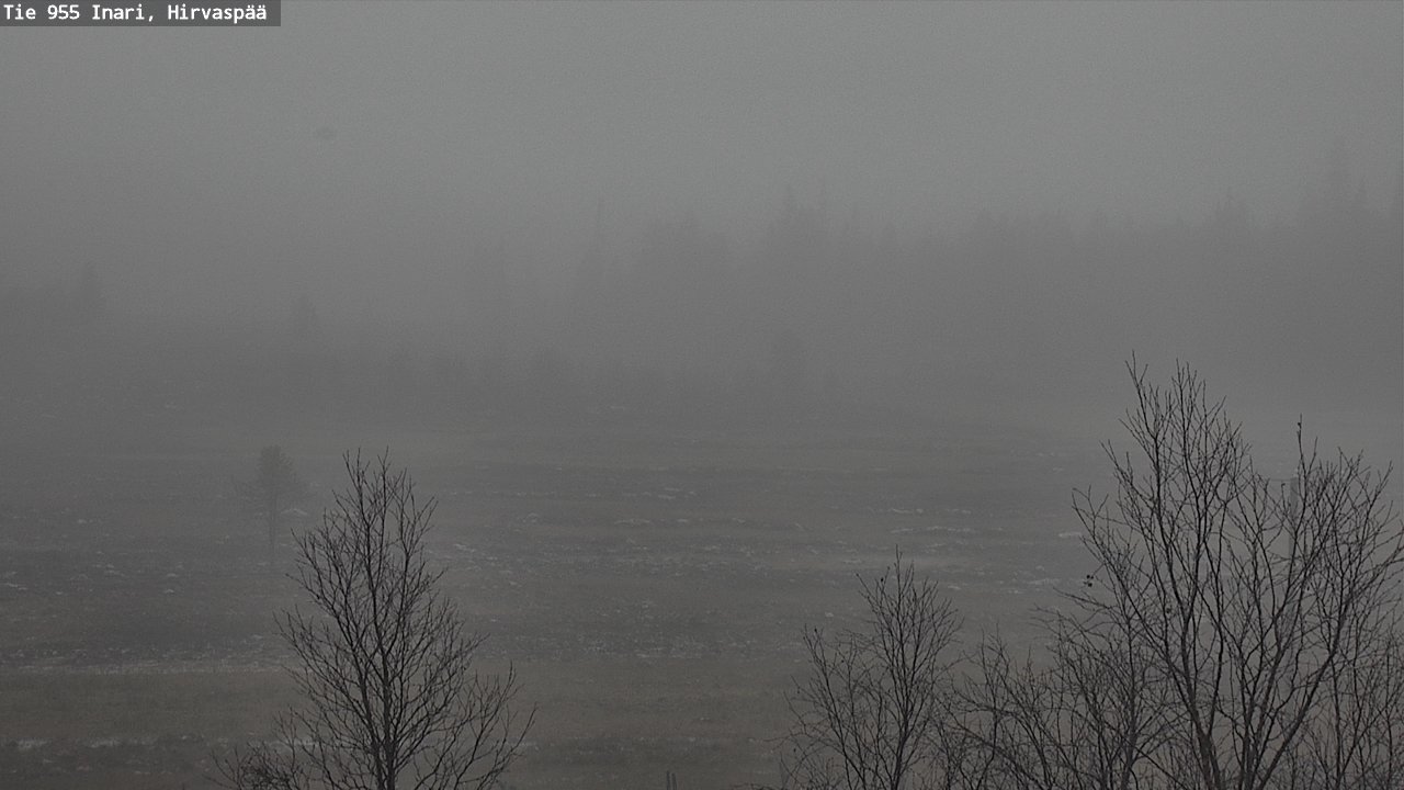 Kelikamerat Kuva Tie 955 Inari, Hirvaspää, Inari, Lappi