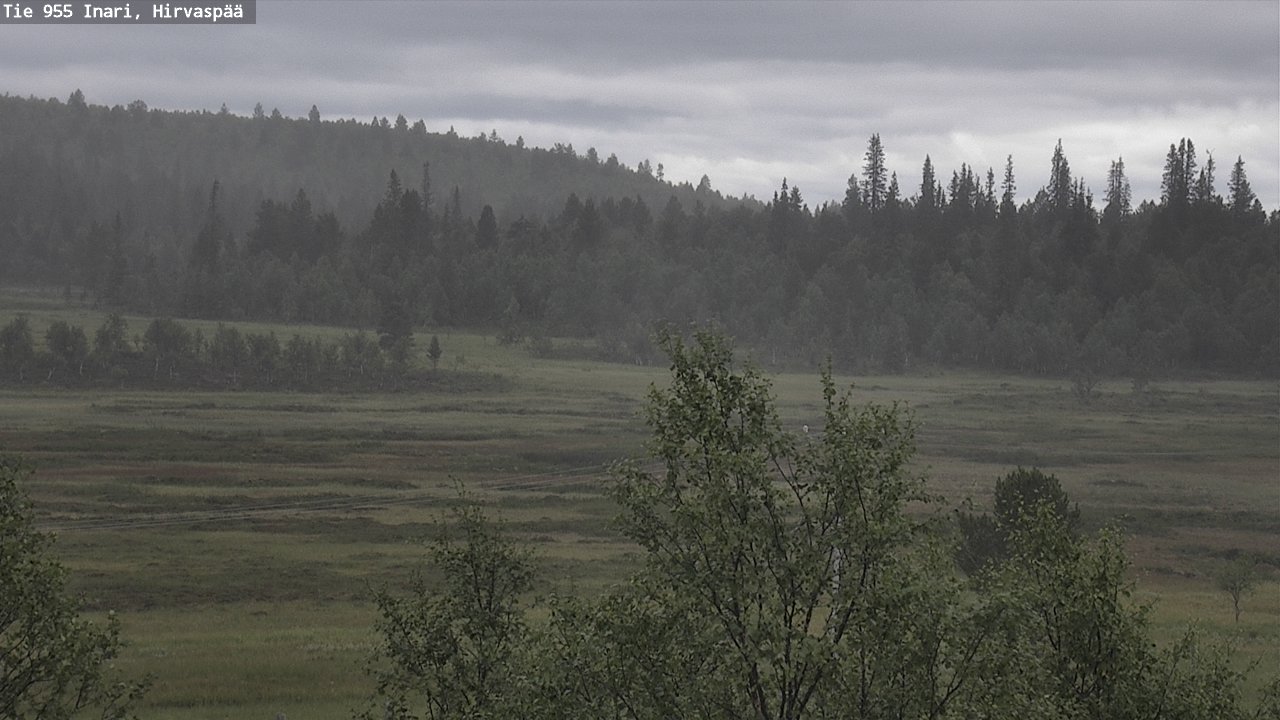 Kelikamerat Kuva Tie 955 Inari, Hirvaspää, Inari, Lappi